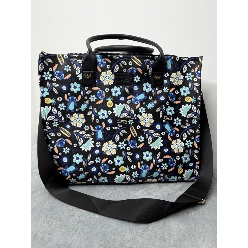 Disney Lilo & Stitch Tote Travel Bag All Over Print Purse Excellent Condition - Picture 2 of 7